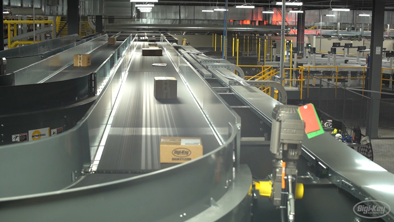 1. Digi-Key’s new Product Distribution Center (PDC) will house more than 26 miles of high-speed, automated conveyor belt.